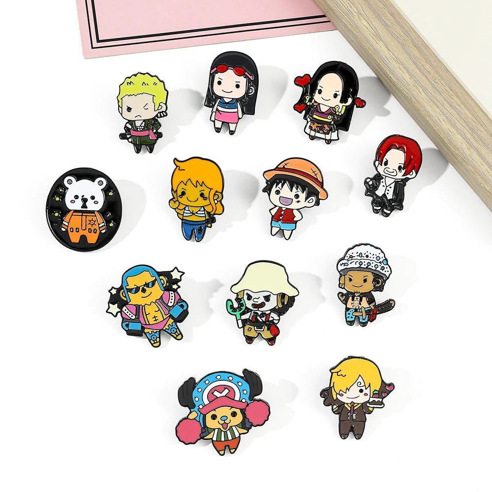 One Piece Figures Pin Accessories