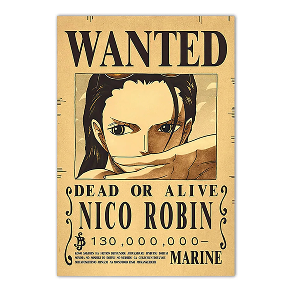 One Piece Wanted Posters