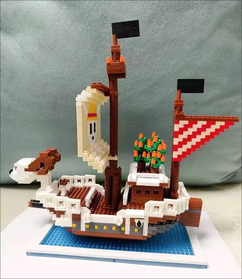 One Piece Ships Building Blocks