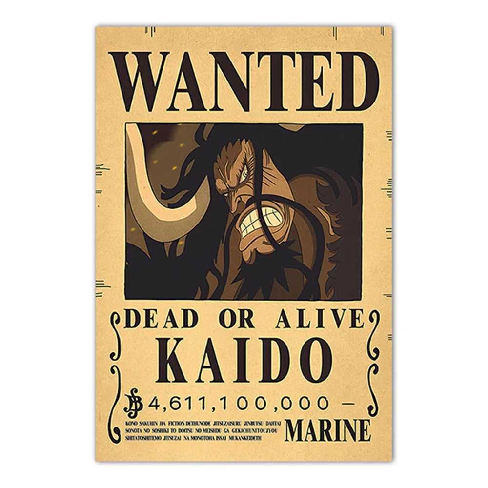 One Piece Wanted Posters