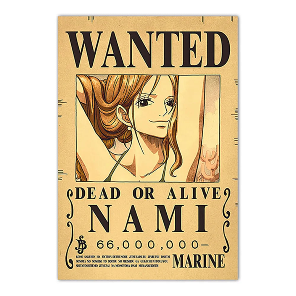 One Piece Wanted Posters