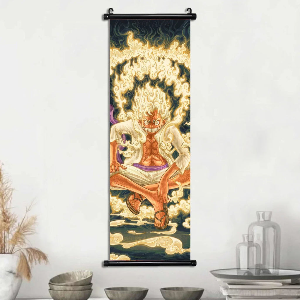 One Piece Gear 5 Scroll Paintings