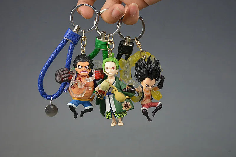 One Piece Figure Model Keychains