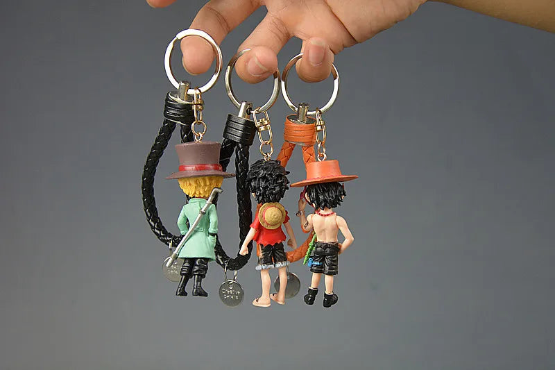One Piece Figure Model Keychains