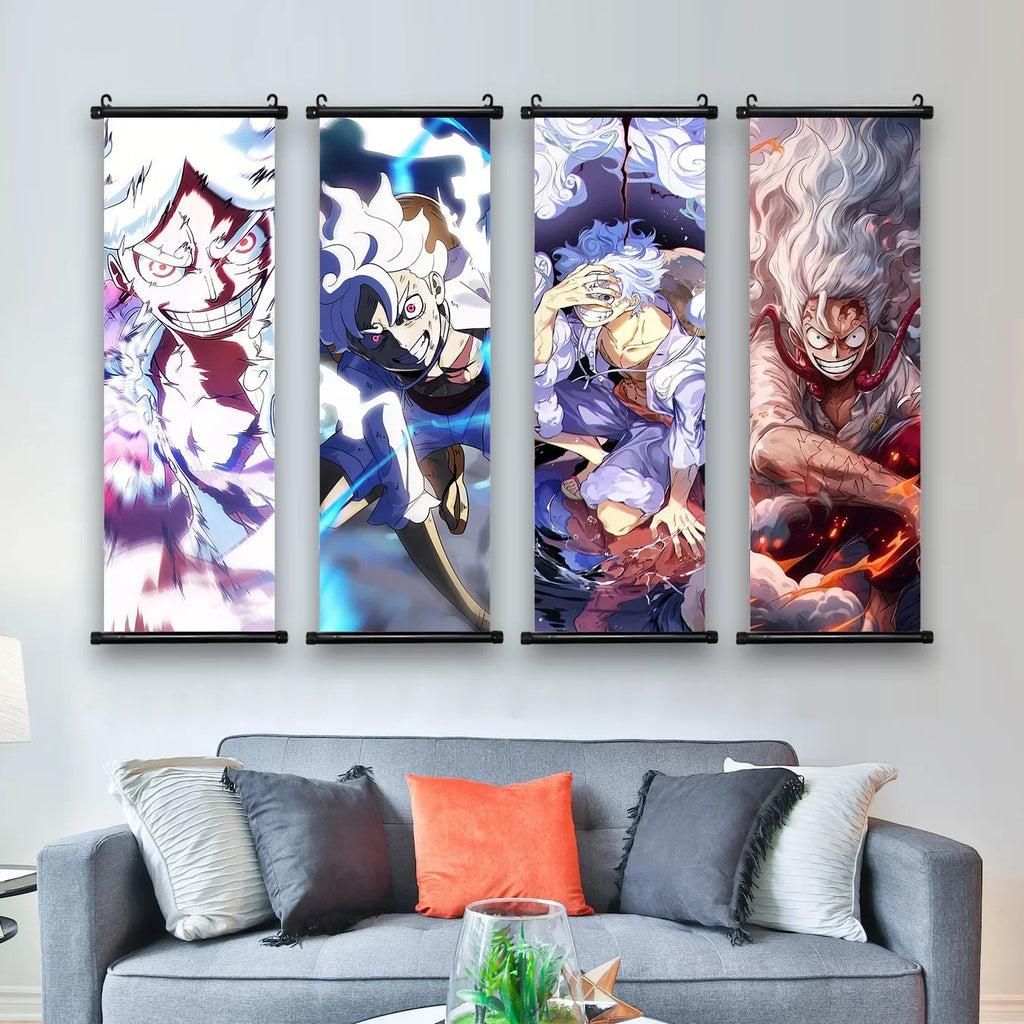 One Piece Gear 5 Scroll Paintings