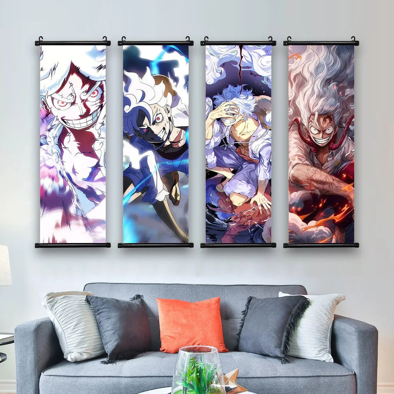 One Piece Gear 5 Scroll Paintings