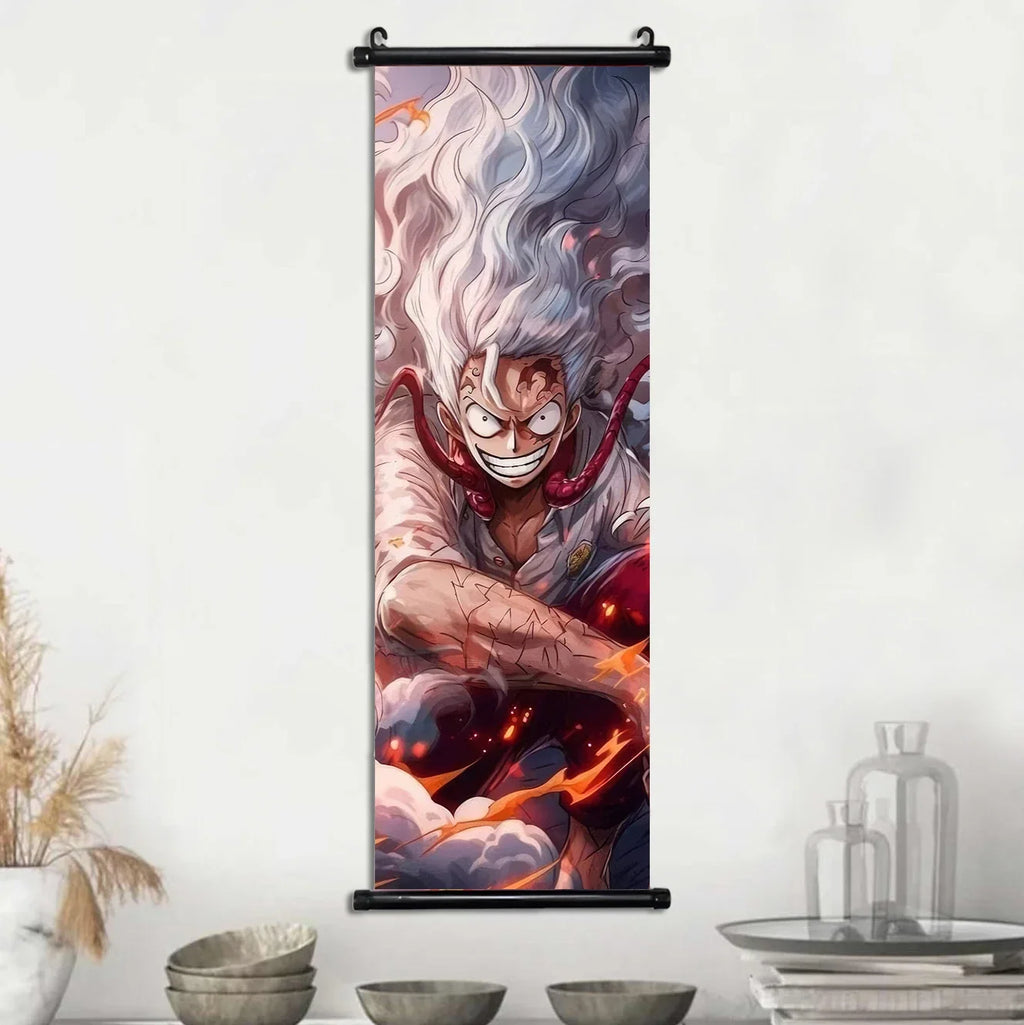 One Piece Gear 5 Scroll Paintings