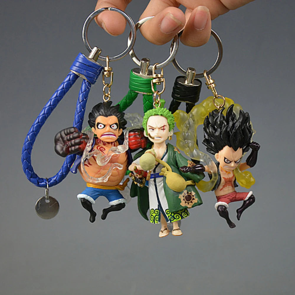 One Piece Figure Model Keychains
