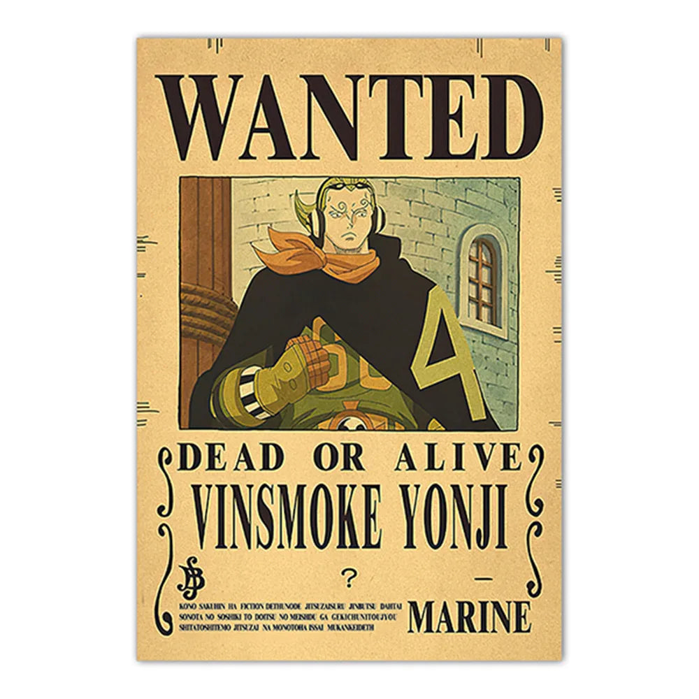 One Piece Wanted Posters