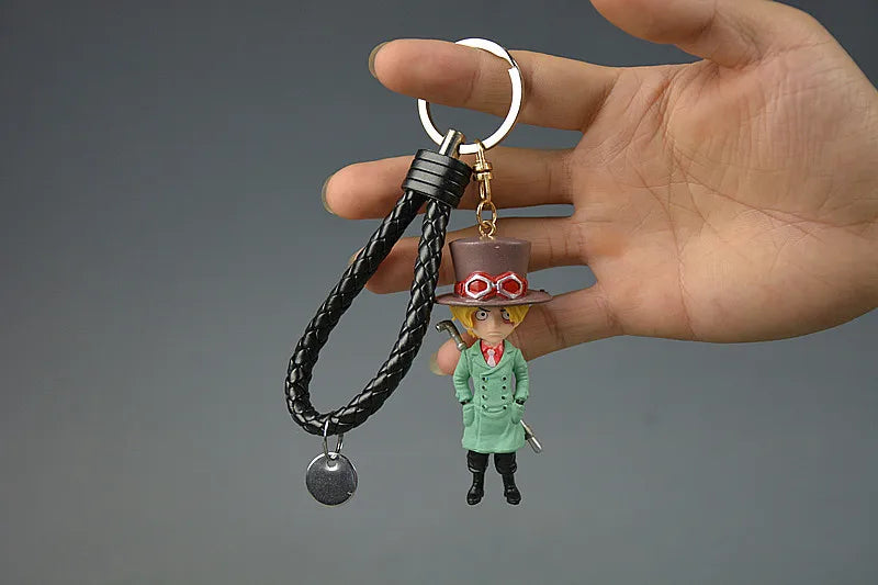 One Piece Figure Model Keychains