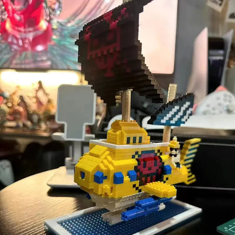 One Piece Ships Building Blocks