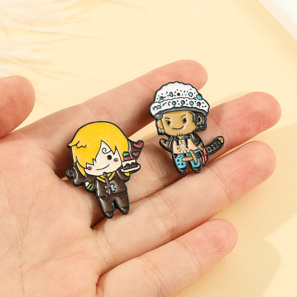One Piece Figures Pin Accessories