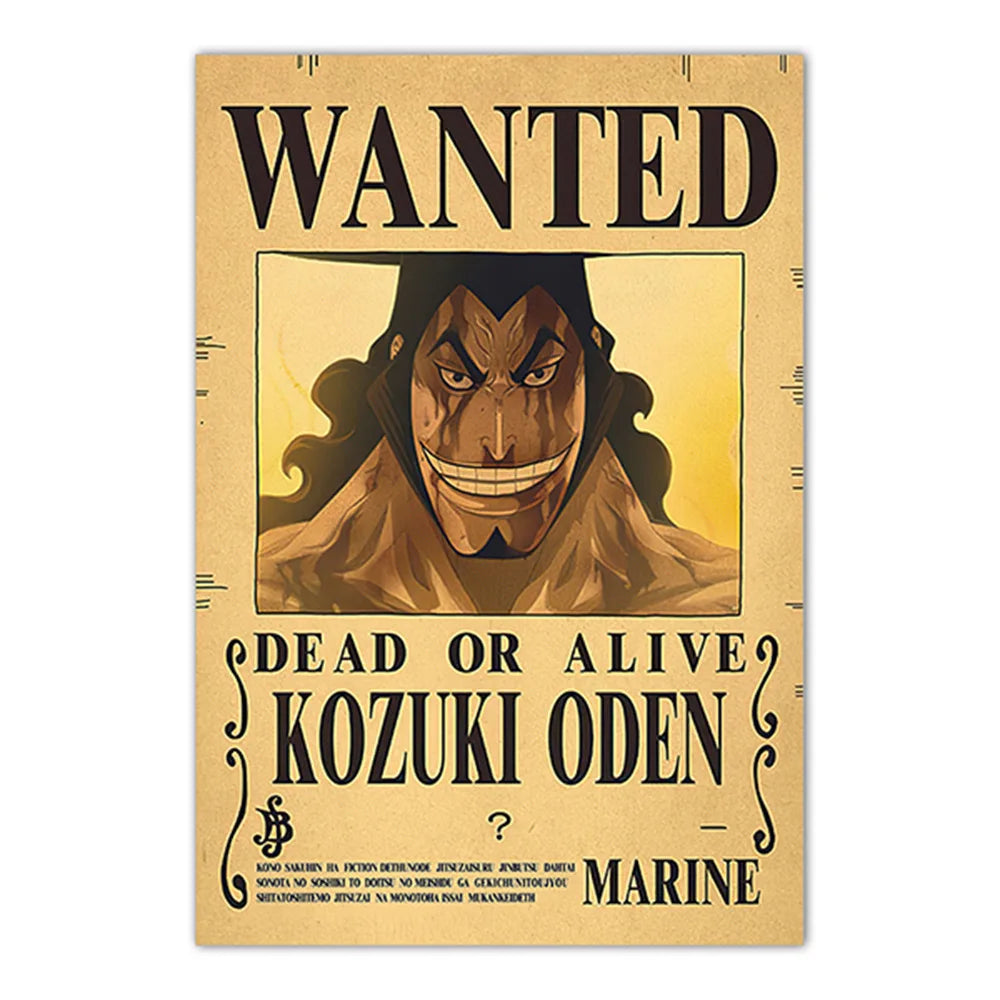 One Piece Wanted Posters