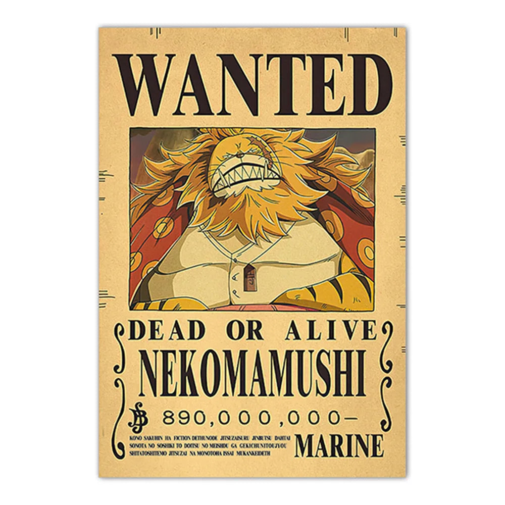 One Piece Wanted Posters
