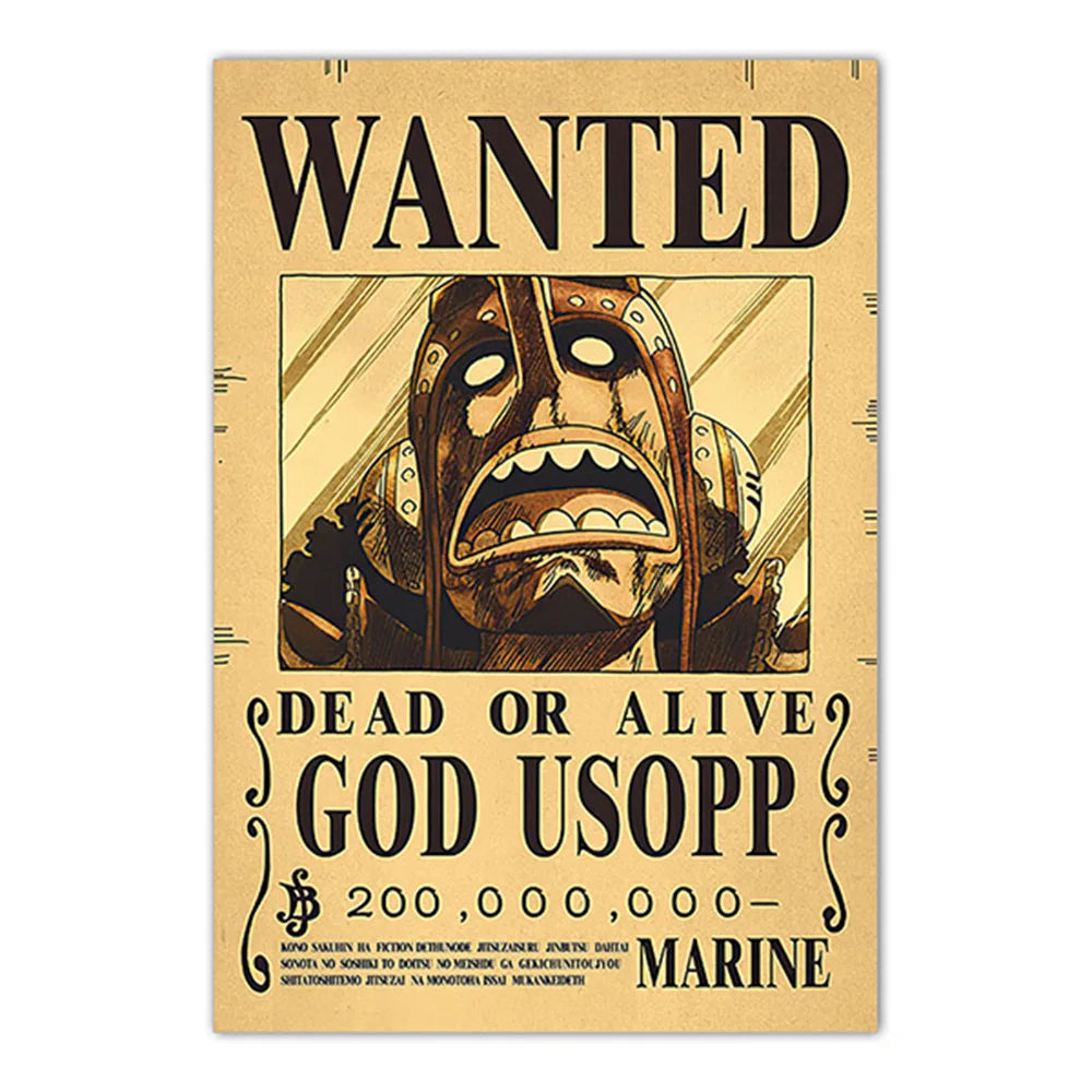 One Piece Wanted Posters
