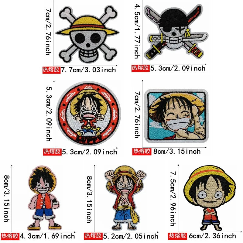 One Piece Embroidery Stickers